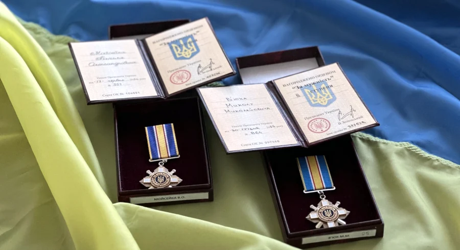 Двох захисників з Рівненщини нагородили орденами 