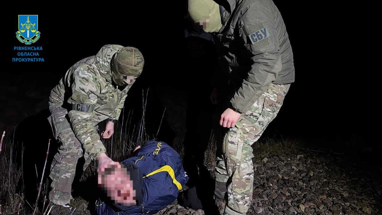 Підрив колії на Рівненщини готував диверсант