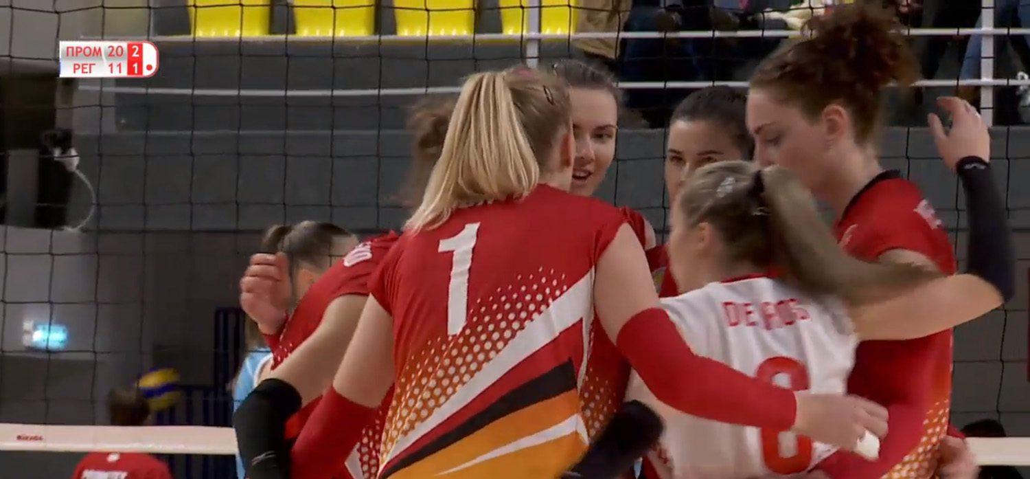 Rivnenski voleybolistky hostyuvaly u Kamyanskomu de zustrichalysya z odnoosibnym liderom mistsevym Prometeyem