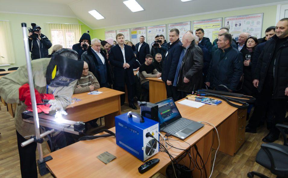 На Рівненщині урочисто відкрили новий цех електрозварювання