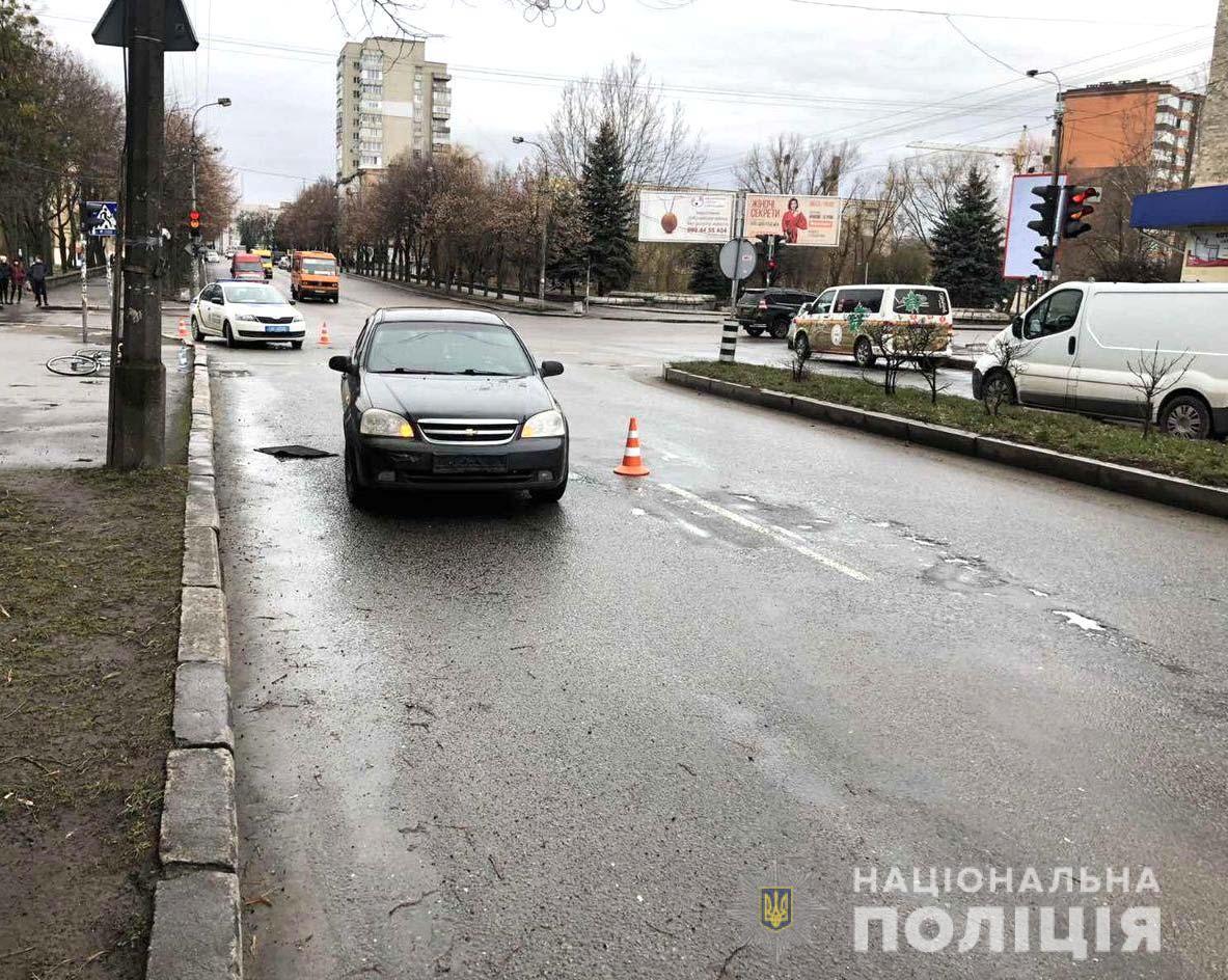 У Рівному збили велосипедиста