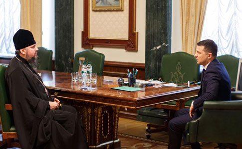 Епіфаній та Зеленський обговорили святкування Великодня