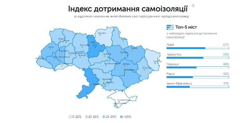 Карантинний рейтинг: Рівненщина у п’ятірці послушних