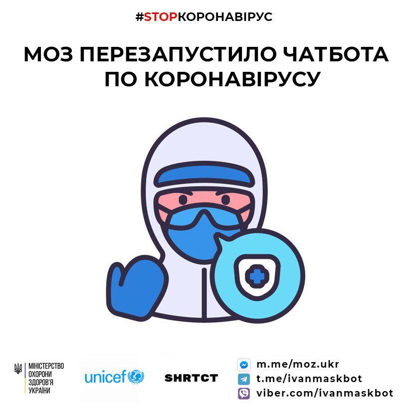 Чатбот на ім’я Іван Маск відтепер допоможе в питаннях щодо коронавірусу
