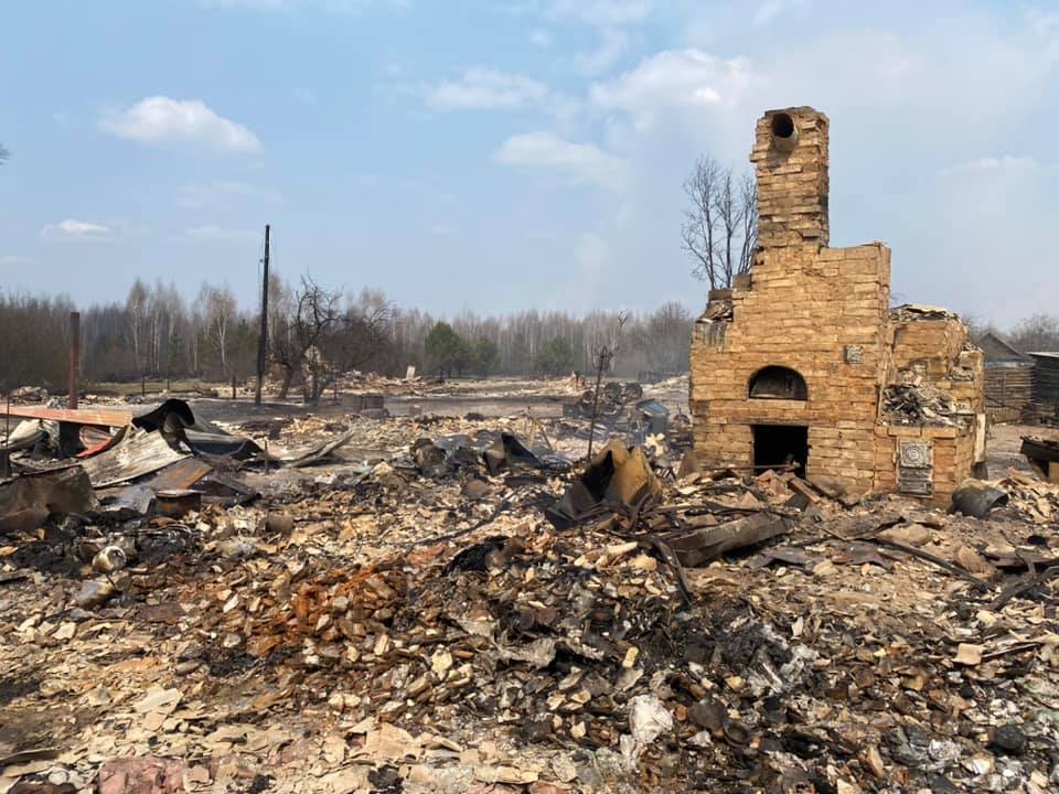 Частину пожеж в сусідній із Рівненщиною області вже загасили