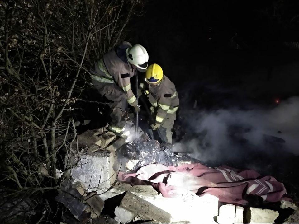 На Рівненщині під час пожежі вогнеборці виявили мертве тіло
