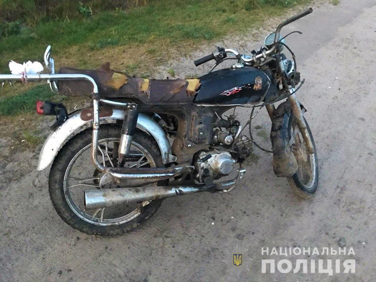У ДТП на Володимиреччині травмувався мотоцикліст