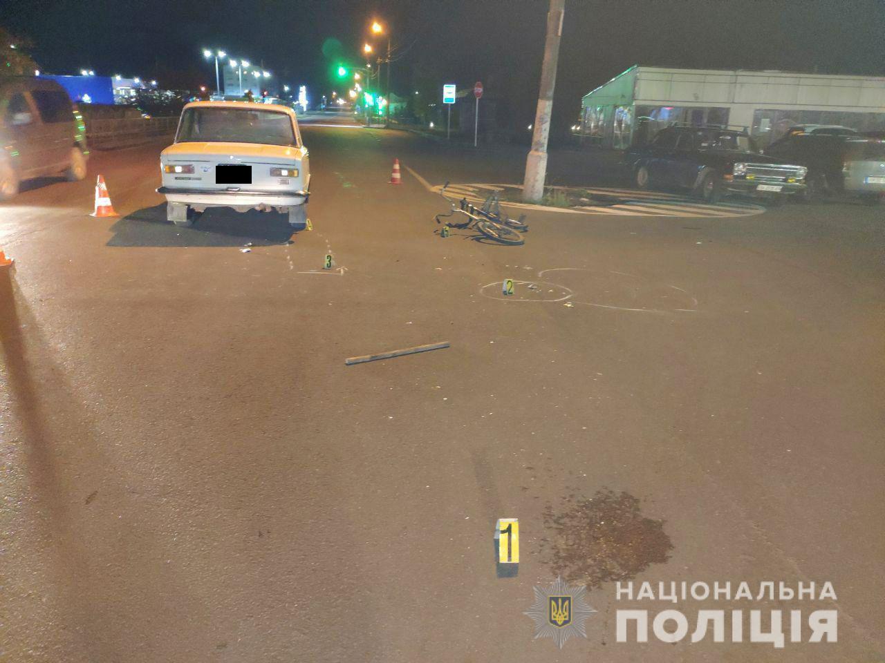 Нетверезий велосипедист травмувався у Дубно