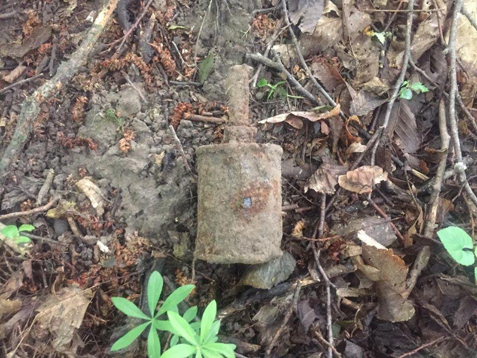 На Здолбунівщині виявили гранату Другої світової війни