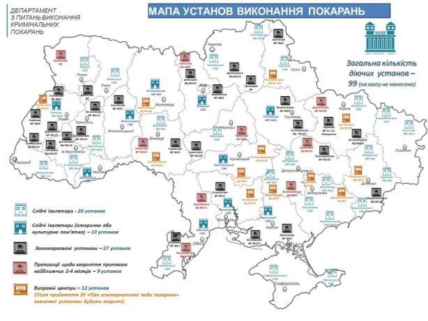 Тюрми &#8211; на продаж, планує виставити Мінюст