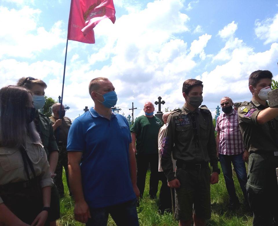 В селі Хотин вшанували видатного українського військового і громадського діяча -Володимира Оскілка.