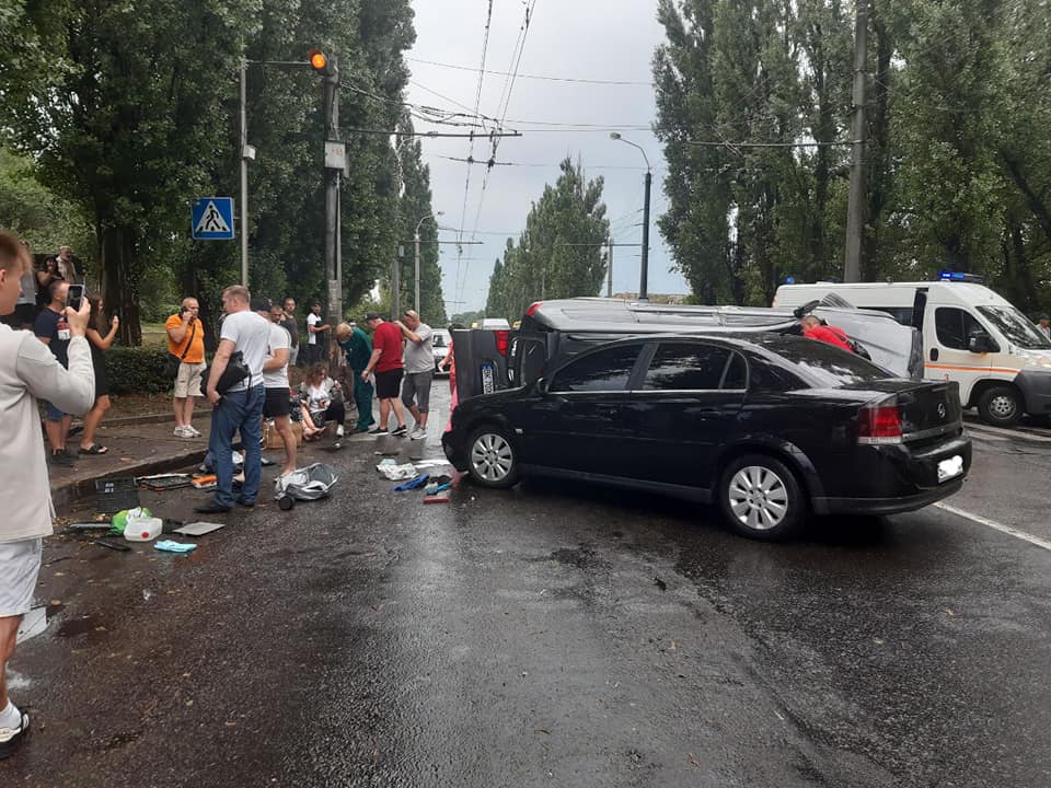 На Соборній в ДТП постраждало дві особи (Фото)