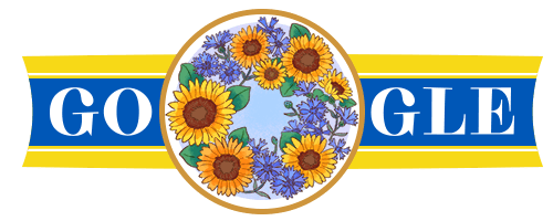 Googlе “вбрався”в українську символіку: світові лідери привітали Україну з Днем Незалежності