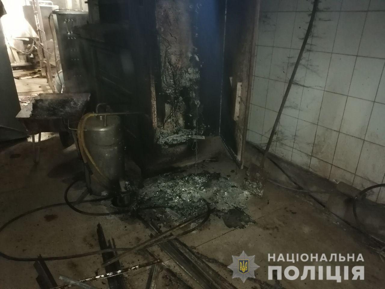 Вчора у Млинові невідомі підпалили цех, поліцейські встановлюють причетних осіб