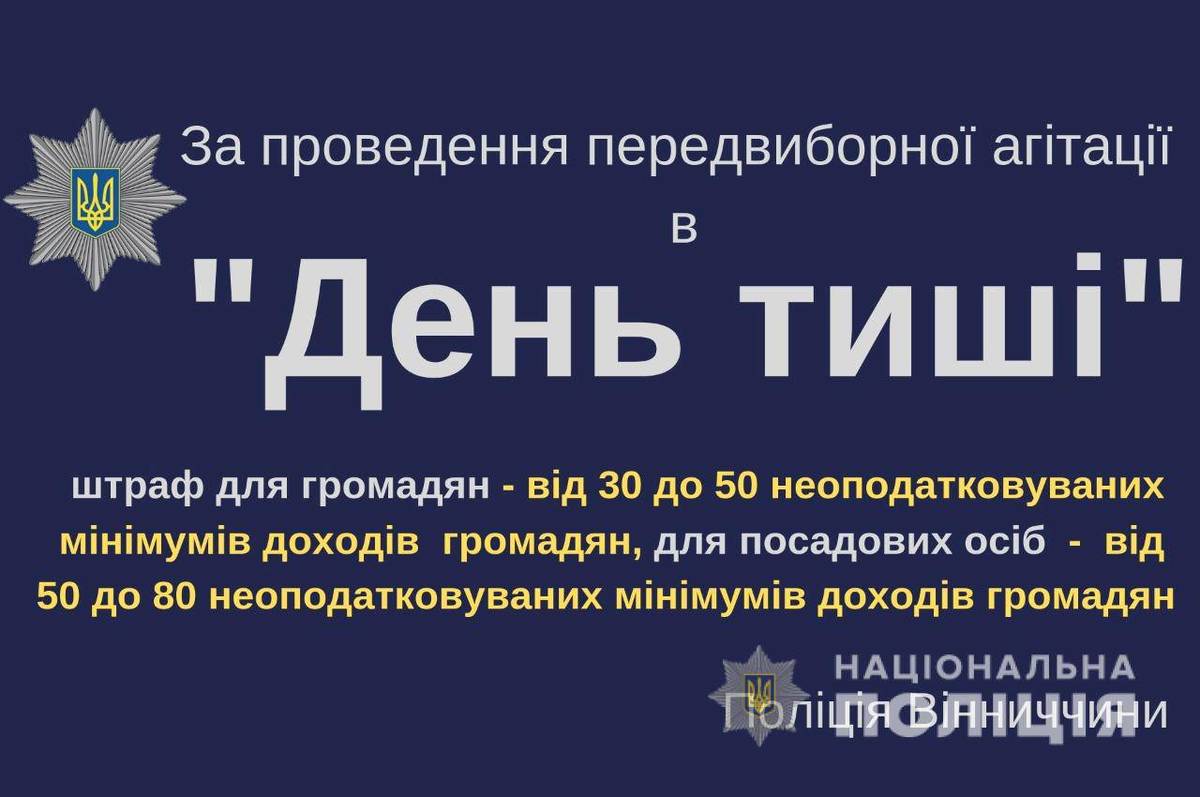 На Рівненщині поліцейські склали 46 адмінпротоколів через порушення «Дня тиші»: