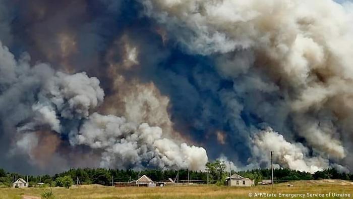 Внаслідок пожежі на Луганщині вже загинуло 10 людей