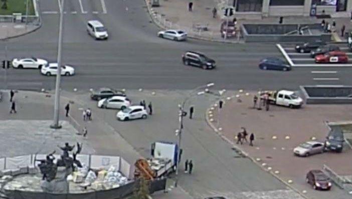 У поліції оприлюднили відео смертельної ДТП з Майдану Незалежності