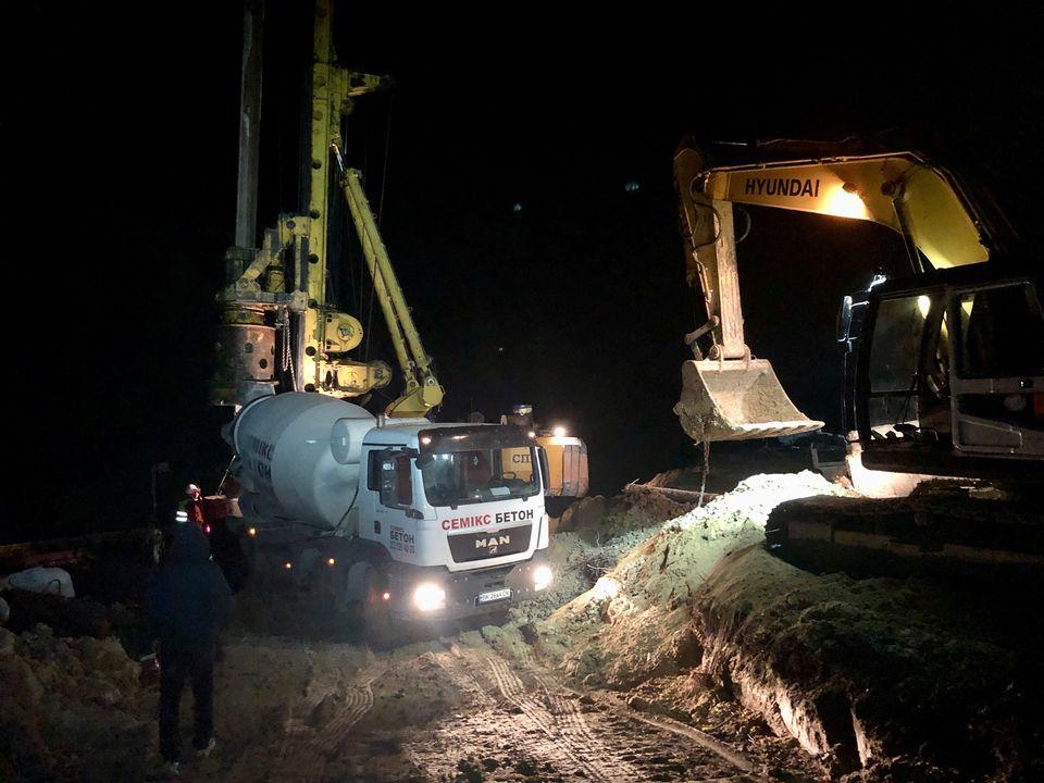У Шпанові зводять шляхопровід