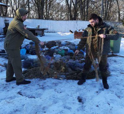 Рівненський рибоохоронний патруль знищив понад 20 км заборонених знарядь лову Рівненський рибоохоронний патруль знищив понад 20 км заборонених знарядь лову