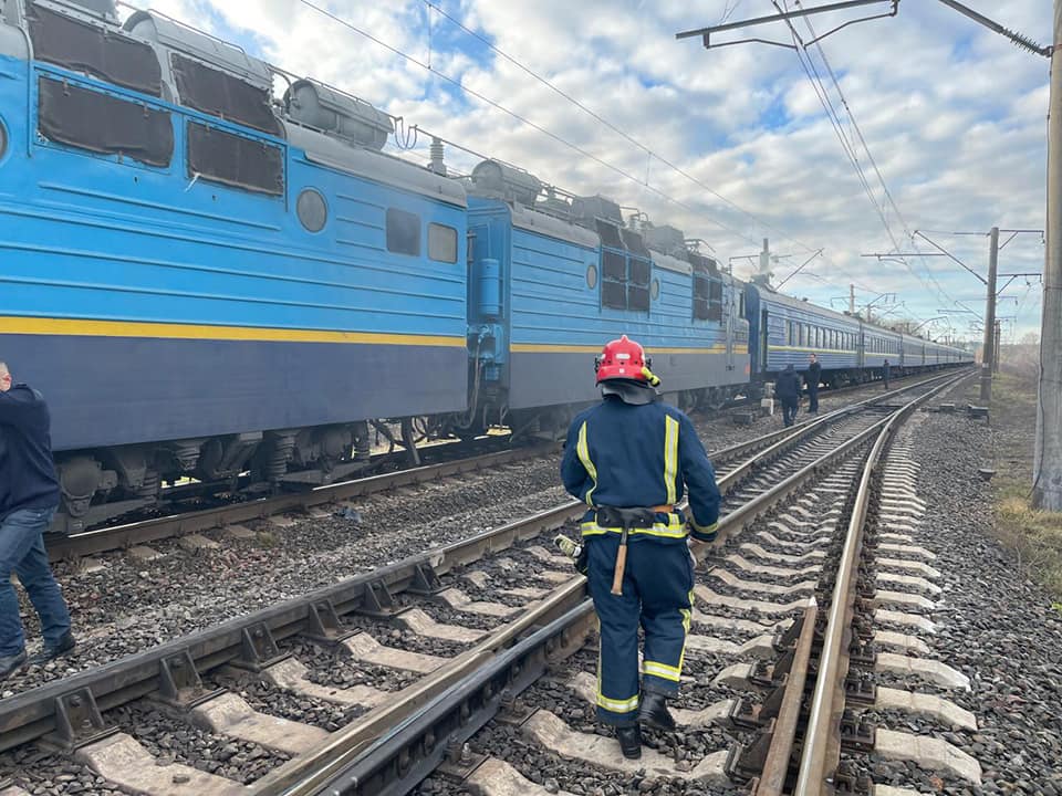 На Рівненщині під час руху загорівся електропоїзд