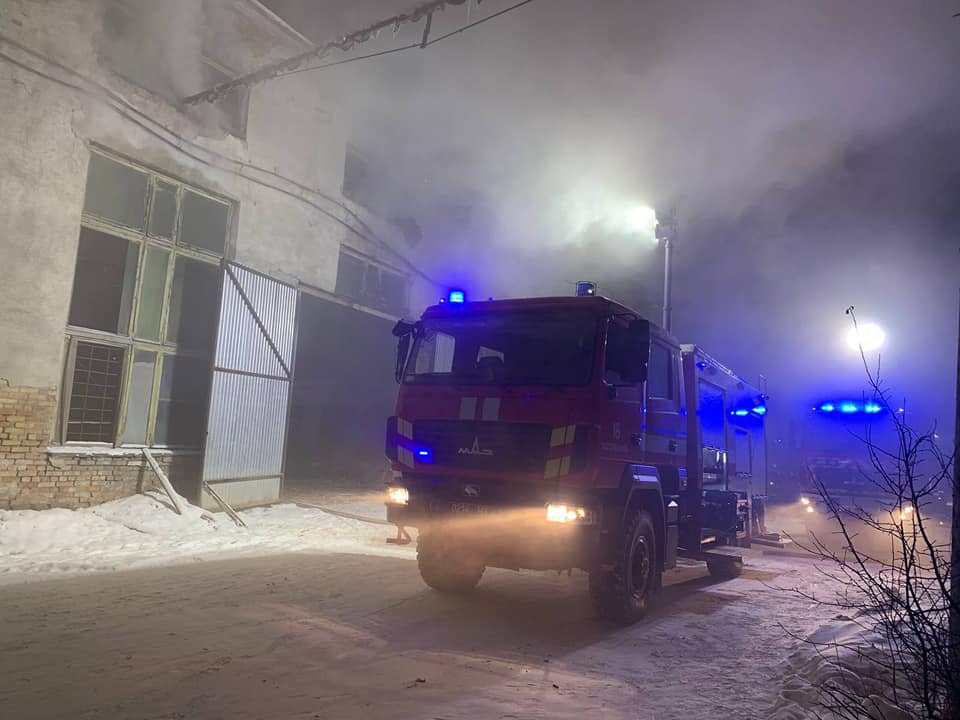 У Здолбунові горів склад