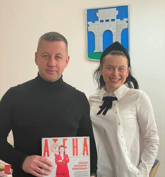 Секретар Рівнеради зустрівся з головою Жіночої ділової палати України