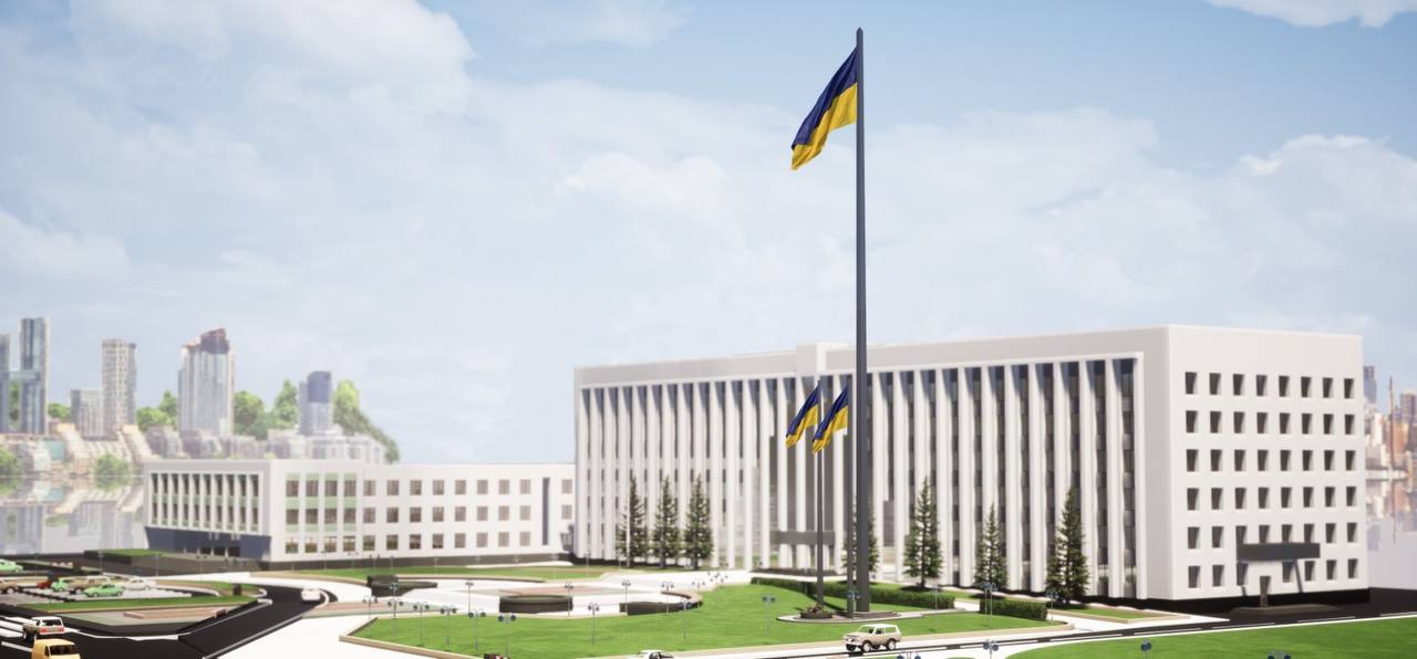 У Дніпрі, Києві, тепер – у Рівному: місто матиме найвищий прапор України (ВІДЕО)
