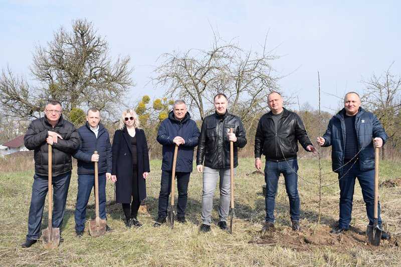 У Всесвітній день Землі депутати обласної ради висадили дерева