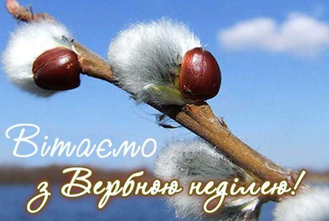 Вітаємо з Вербною неділею!