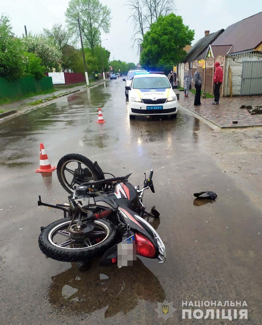 В ДТП у Сосновому постраждав мотоцикліст