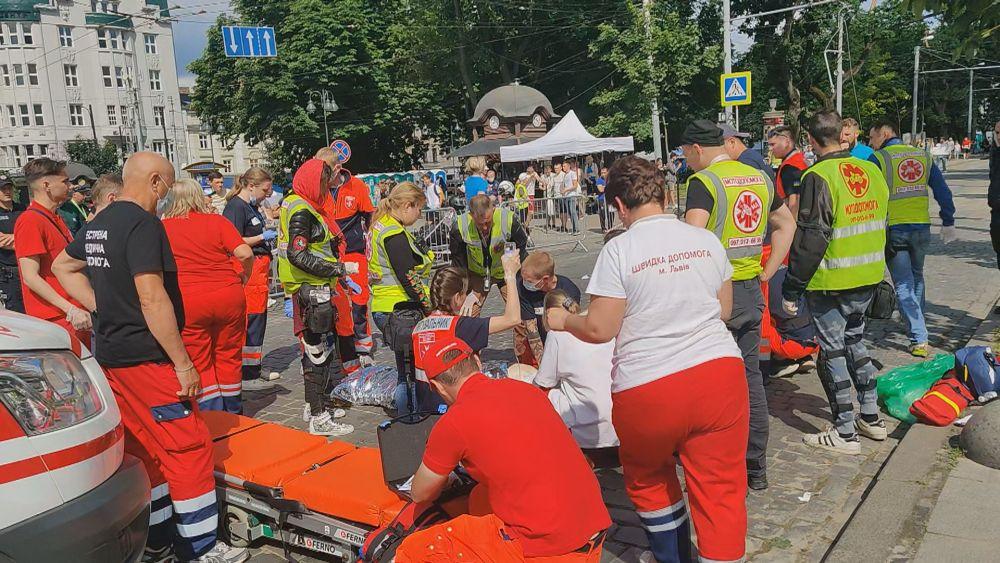 Під час Львівського півмарафону сталася трагедія Під час Львівського півмарафону сталася трагедія