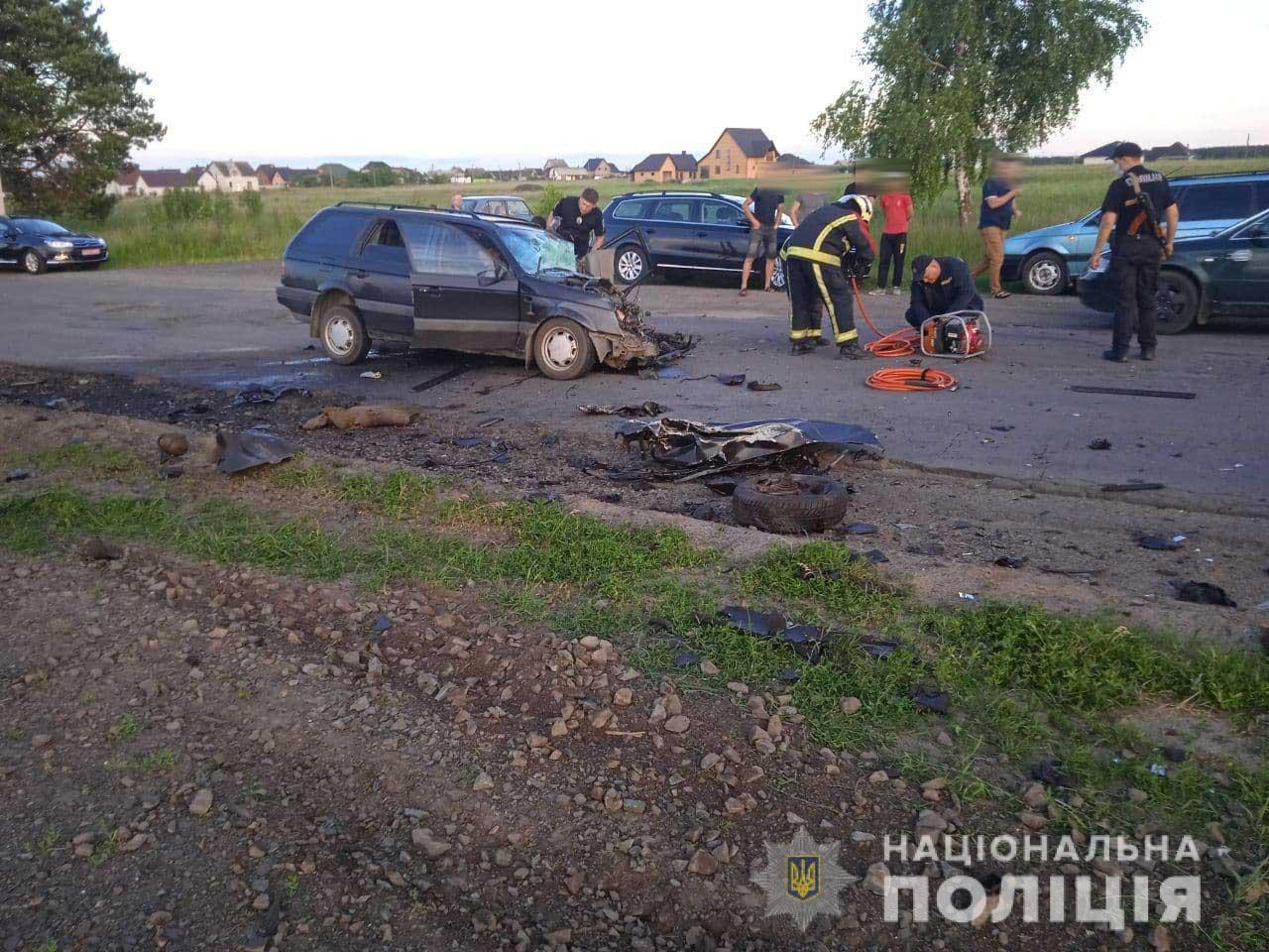 В ДТП на Рівненщині постраждали водії двох машин. Їх доставили в реанімацію