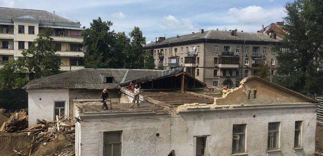 В Києві вночі знесли історичний будинок кінця ХІХ сторіччя