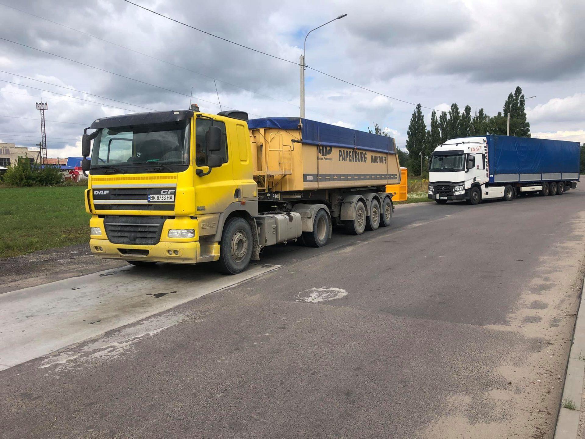За перевантаження фур на Рівненщині нараховано 59 тисяч євро штрафів