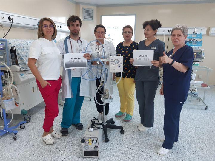 У Рівному перинатальний центр отримав реаніматор новонароджених у подарунок