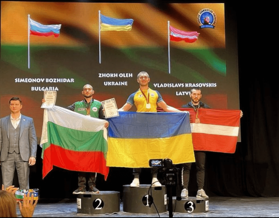 Житель Рівненщини завоював золото Чемпіонату Європи з армспорту