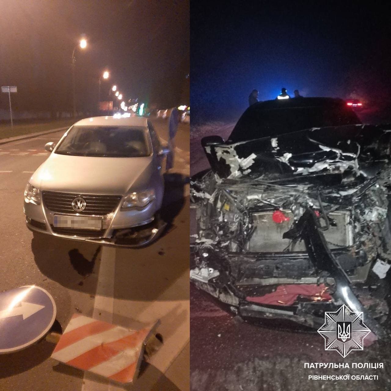 Винуватці ДТП на Рівненщині відмовилися від проходження огляду на стан сп’яніння