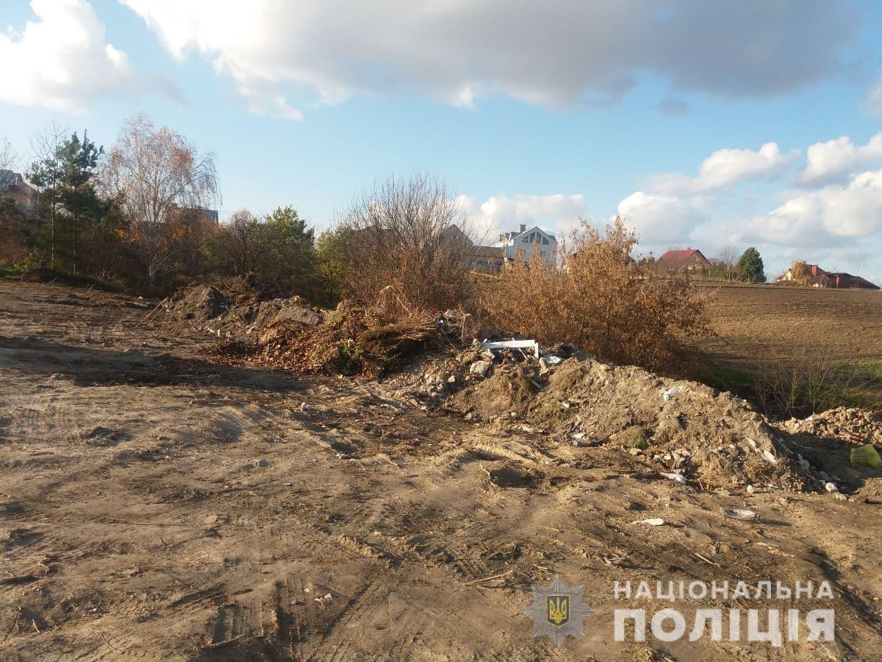 На Рівненщині викрили мешканця, який утворив несанкціоноване сміттєзвалище
