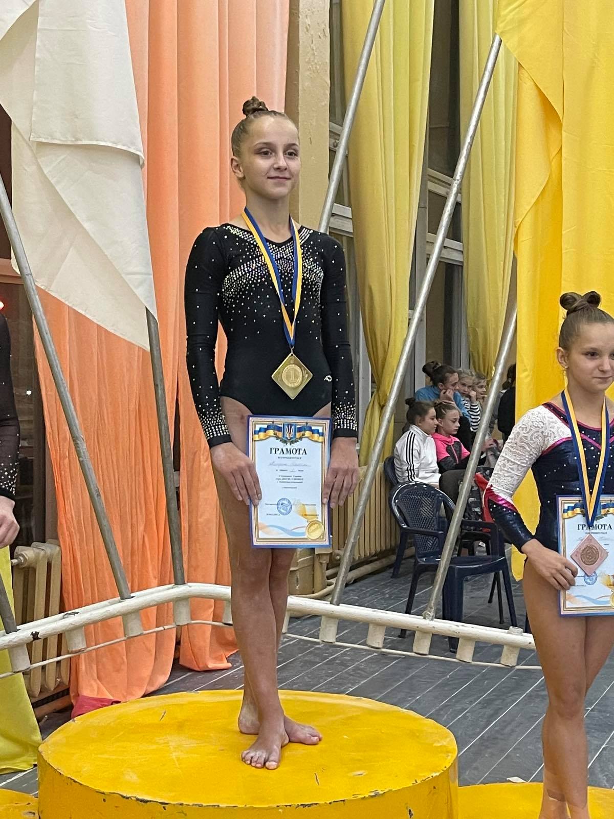 Рівненські гімнастки вибороли дві медалі на чемпіонаті України