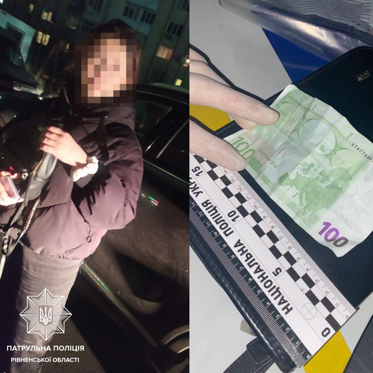 Водійка з ознаками сп’яніння намагалася надати патрульним хабаря