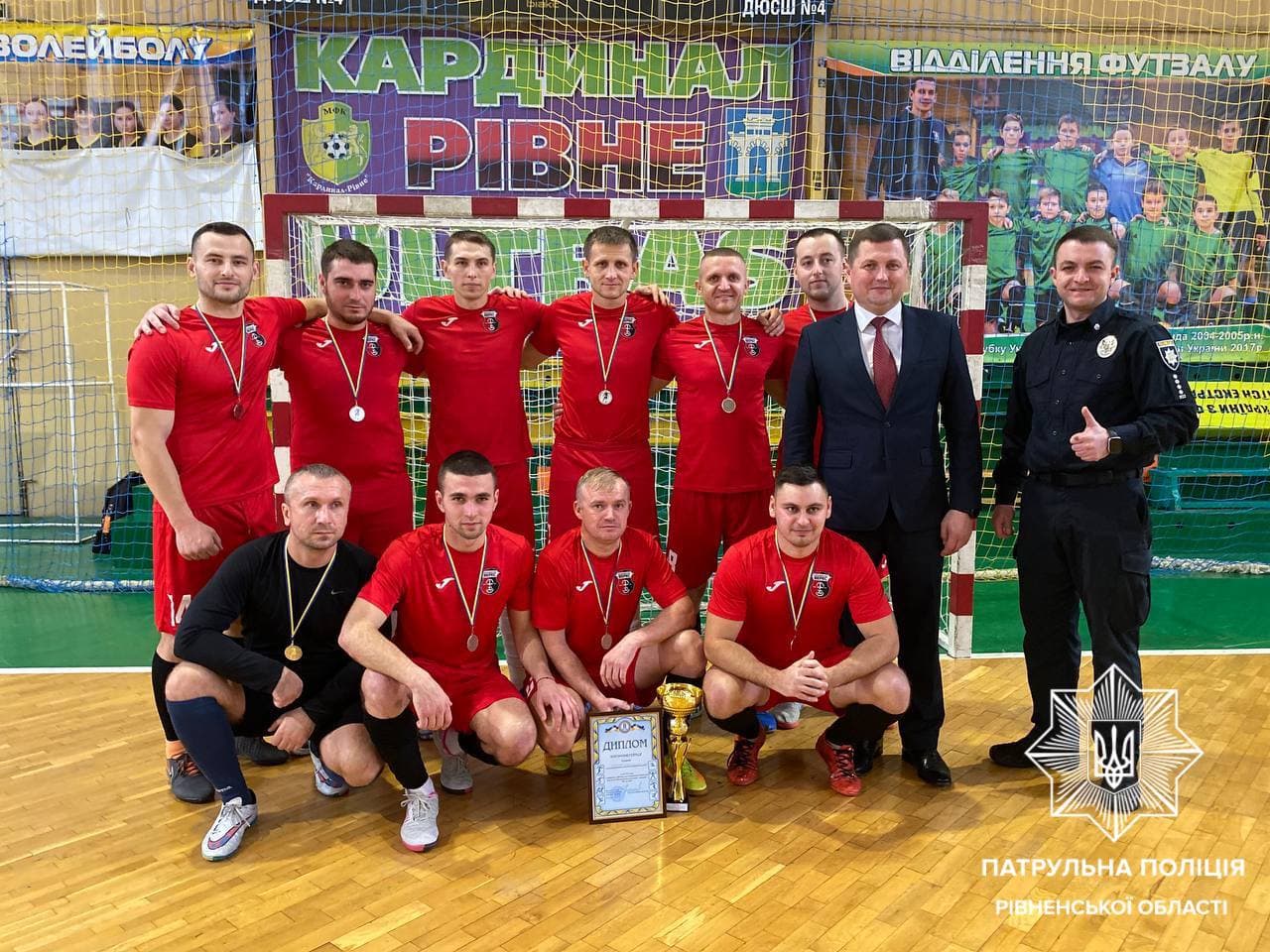 Рівненські патрульні беруть участь у спортивних змаганнях
