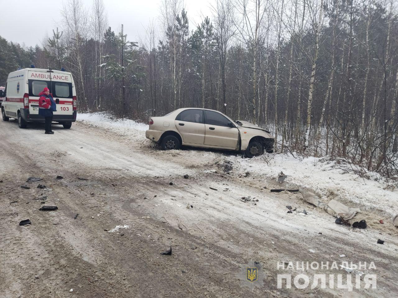 На Сарненщині в ДТП постраждала водійка автівки