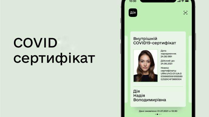 Довідка про бустерну дозу з’явиться в «Дії» зовсім скоро