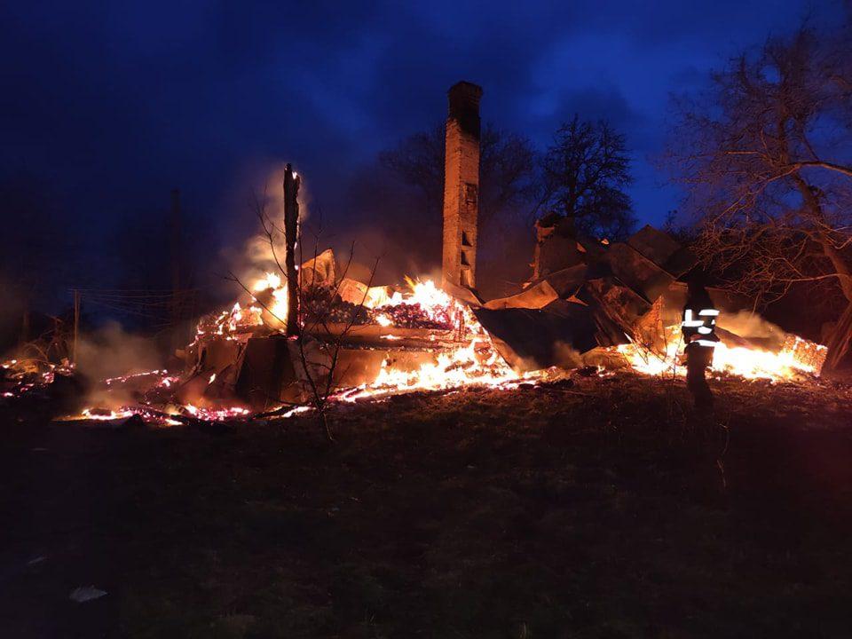 У Білівських хуторах горів будинок
