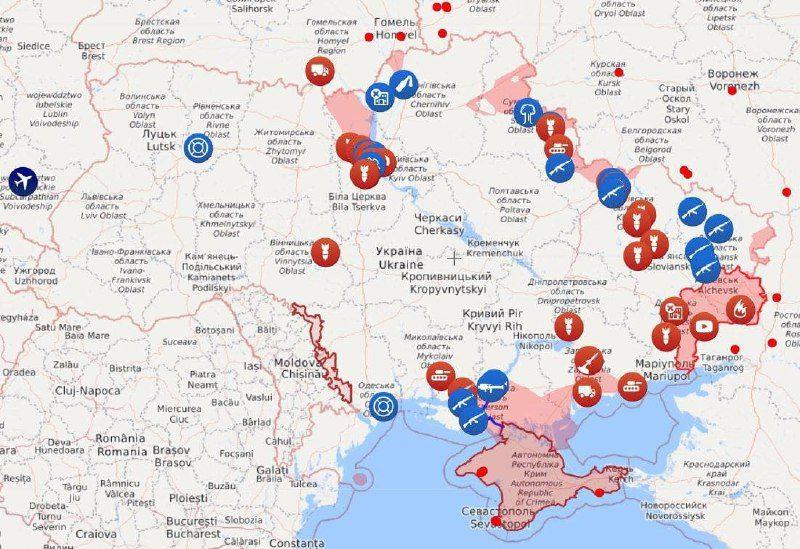 Актуальна карта наступу РФ станом на ранок 27 лютого