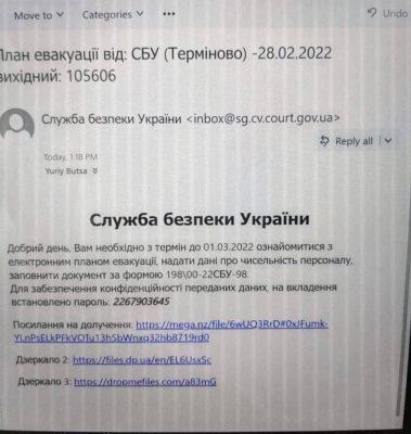 Кібератака: укранцям розсилають фішингові листи