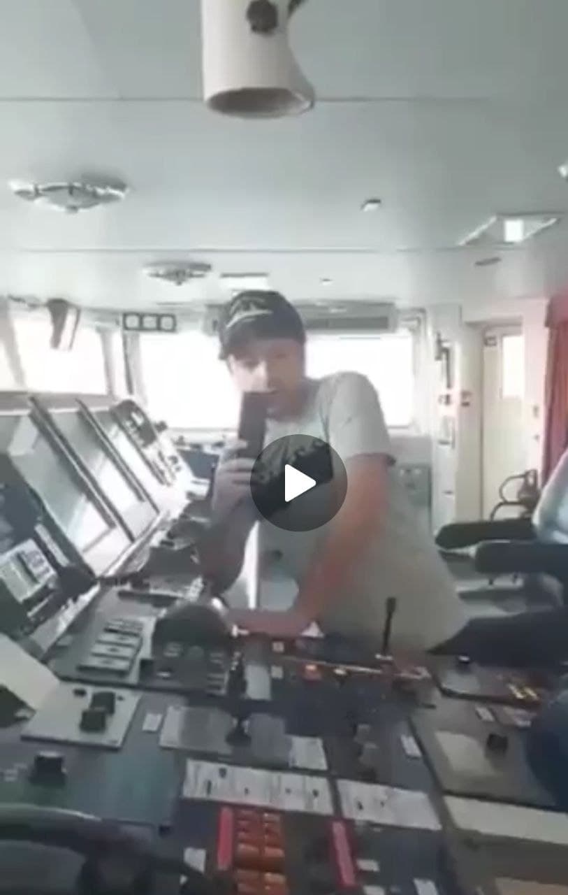 Грузини відмовились дати пальне російському судну (Відео)