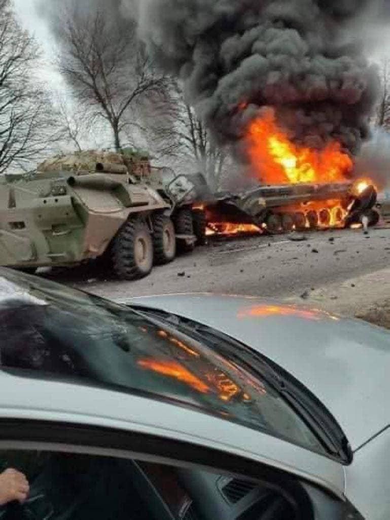 Збройні сили України знищують російські танки