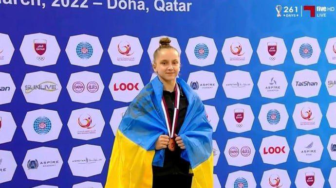 Юна гімнастка зі Здолбунівщини стала кращою на Кубку світу-2022