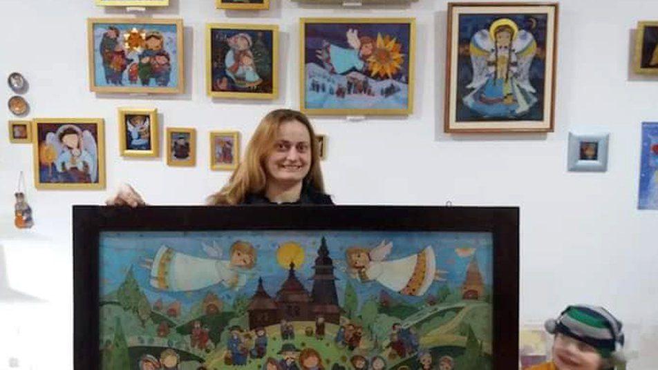 Художниця почала малювати янголів-охоронців українських міст після початку рсійської агресії